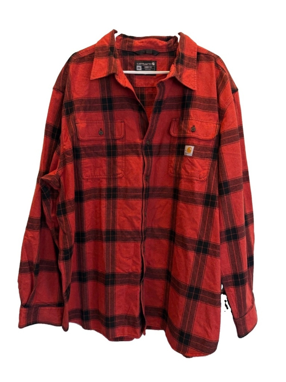 Carhartt Men's Heavyweight Flannel Shirt Size 2XL